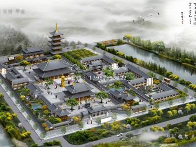 山西寺庙建筑总体规划方案